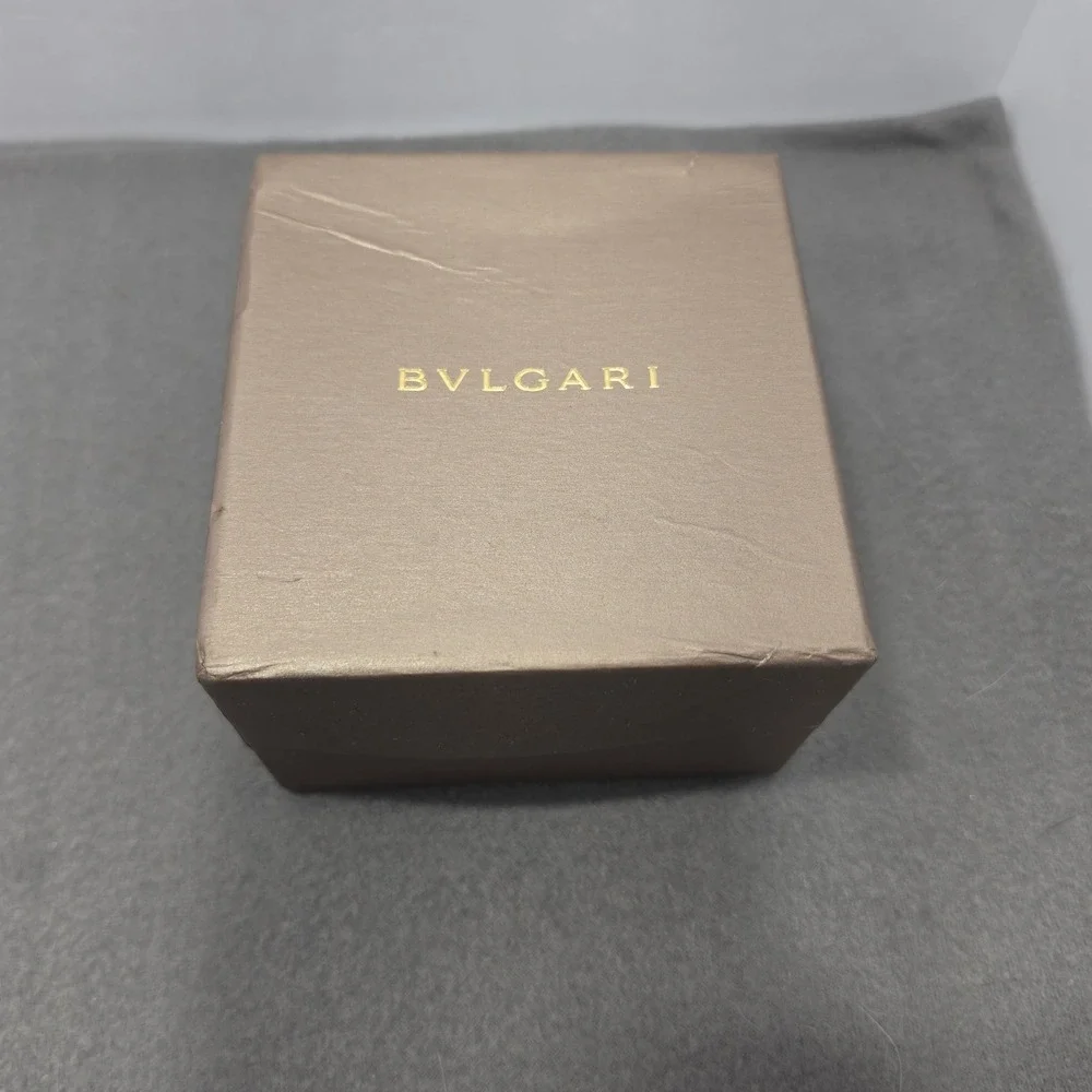 Bvlgari Champagne Gold Jewelry BoxSet Bracelet Watch Case Via Condotti 10 Roma J